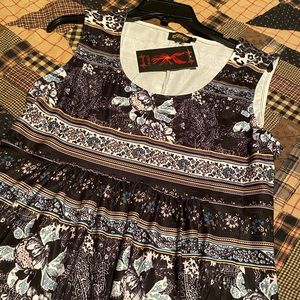 Black tunic with empire waist